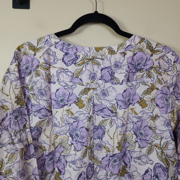 Duluth Wrinklefighter Tunic in Pink Floral Size L - Picture 7 of 9